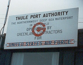 Thule Port Sign