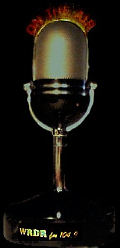 wrdr promotional microphone/radio